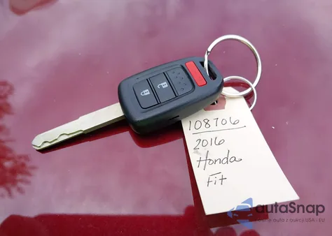 2016 Honda Fit Lx из США, поврежденный, VIN JHMGK5H55GX012649